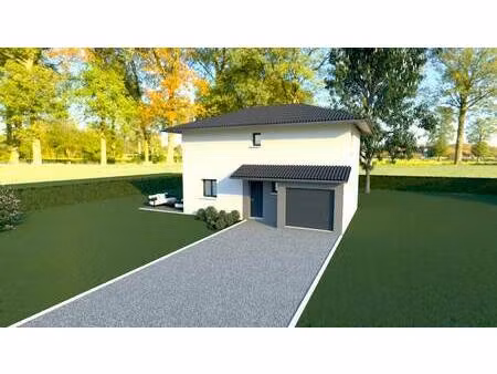 terrain avec maison neuve à vendre