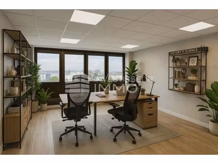 bureau à louer boissy-saint-léger 18 m² - rénové  climatisé  parkings - face gare rer a