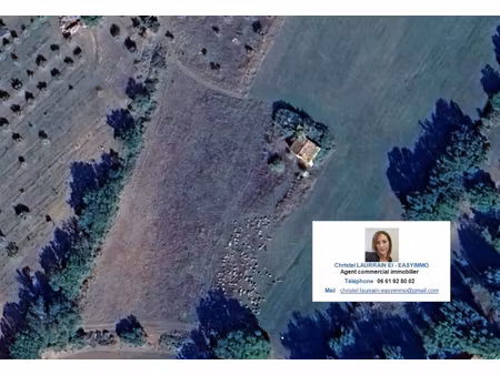 terrain agricole de 6402 m2 avec bastidon cadastré à rénover