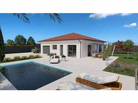 terrain avec maison neuve à vendre