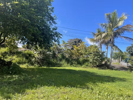 terrain plat  495 m2 à bérive