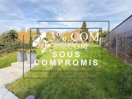 jolie maison semi individuelle 100 m² avec grand jardin!