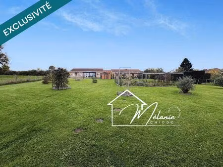 magnifique terrain à bâtir plat borné clos 1175m²