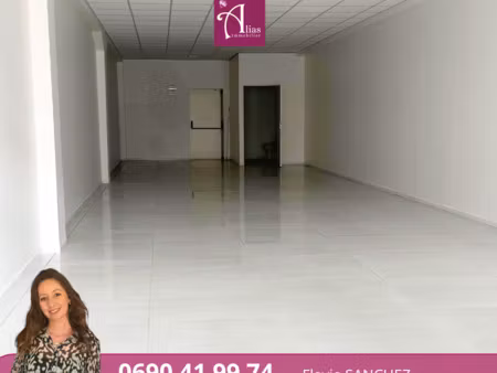 à louer - local commercial de 100 m2 - rdc - jarry