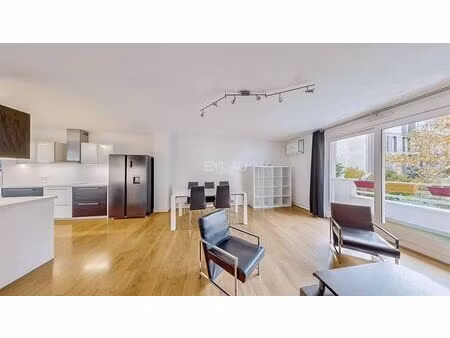 kremlin-bicêtre - appartement traversant 4 pièces / 3 chambres avec balcons