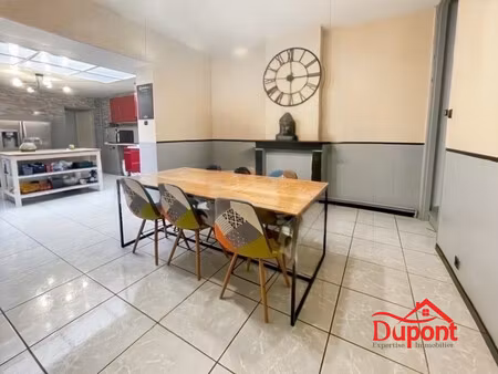 maison de ville avec 4 chambres et garage à anzin (59410)