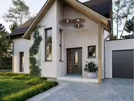 terrain avec maison neuve à vendre