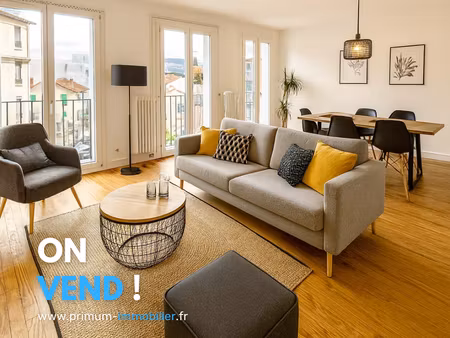 clermont-ferrand / appartement de type t3 à vendre refait à neuf avec façade isolée !