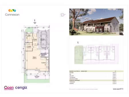 en vente maison 93 73 m² – 380 000 € |hettange-grande