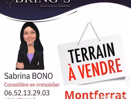 en vente terrain non constructible – 78 500 € |montferrat