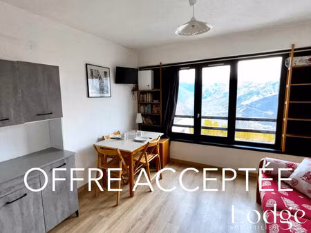 vente appartement 1 pièces 17m2 puy-saint-vincent 05290 - 59500 € - surface privée