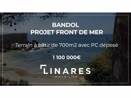 vente terrain 700m2 bandol 83150 - 1100000 € - surface privée