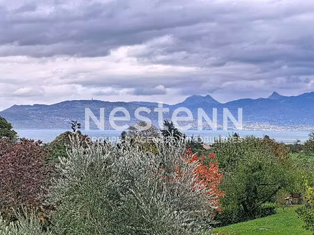 villa de prestige avec vue panoramique sur le lac léman