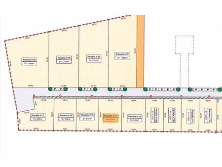 terrain plat viabilisé de 527 m2 à condé northen