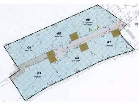 vente terrain à pordic (22590) : à vendre / 463m² pordic