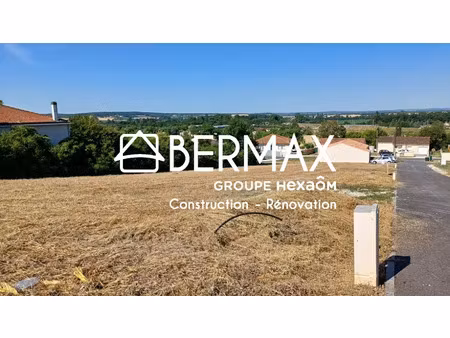 vente terrain 384 m² à la couronne (16400)  29 000 €