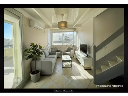 dept 34 - le cap d'agde. appt 3 pieces en duplex. dernier et