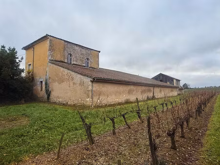 ensemble de deux bâtiments en pierre sur terrain de 6610m2