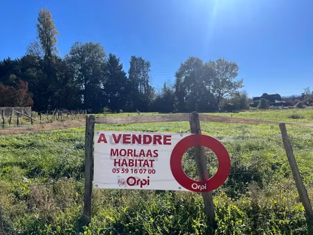 vente terrain 1400 m² à morlaàs (64160)  139 000 €