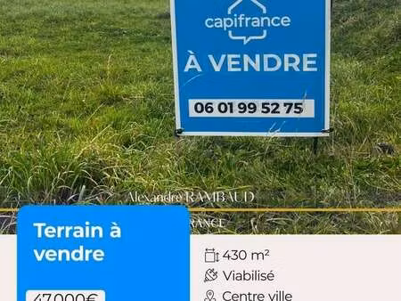 vente terrain à maen-roch (35460) : à vendre / 430m² maen-roch