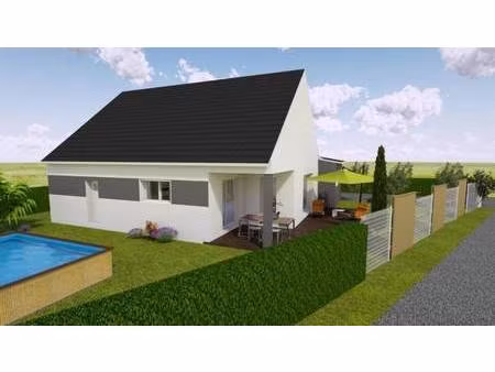 terrain avec maison neuve à vendre