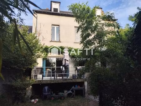 maison centre ville- jardin - 6 pieces - confort