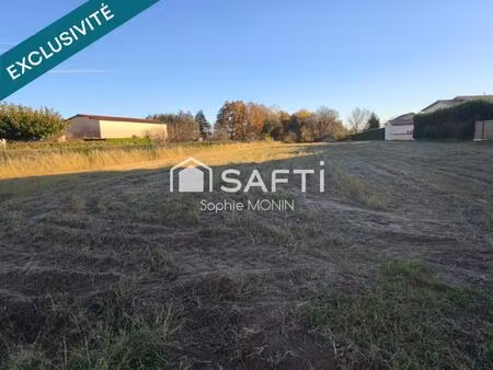 vente terrain 2528 m² manziat (01570)