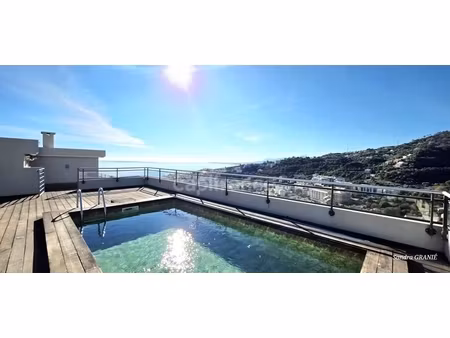 appartement villa de toit à vendre 6 pièces ville di pietrabugno (20) vue mer exceptionnel