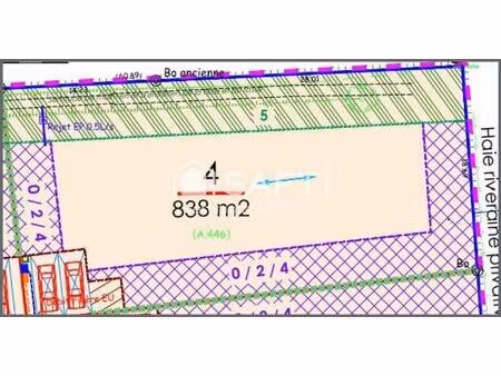 beau terrain viabilisé  libre constructeur