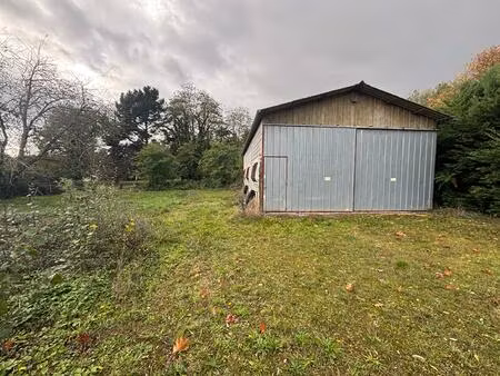 hangar de 118m² sur un terrain constructible de 1294m²
