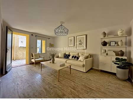 maison de ville st nazaire de pezan 4 pièces 80 m2 avec terrasse .