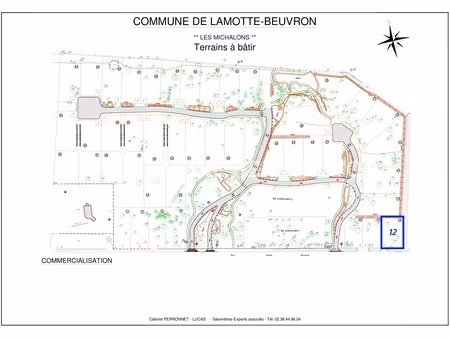 achat terrain 563m² lamotte beuvron 41600