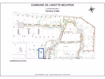 achat terrain 690m² lamotte beuvron 41600