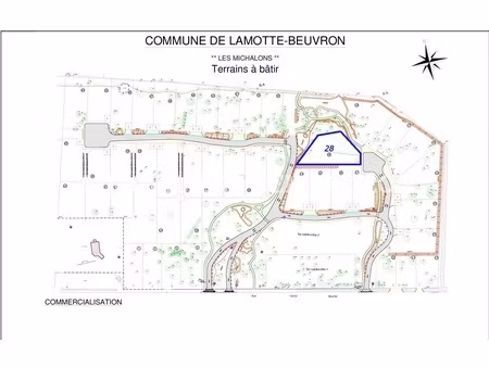 achat terrain 1 052m² lamotte beuvron 41600
