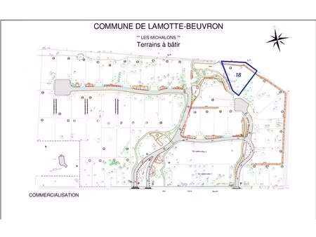 achat terrain 1 135m² lamotte beuvron 41600