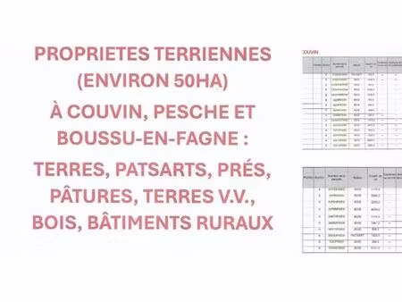 terrain à vendre de 500000 m² à couvin (vbd49432)