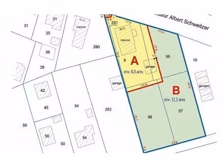 terrain wittenheim m² t- à vendre  269 000 €