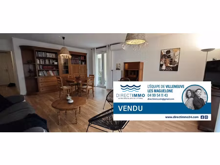 vente appartement 3 pièces 75 m² à villeneuve-lès-maguelone (34750)  242 000 €