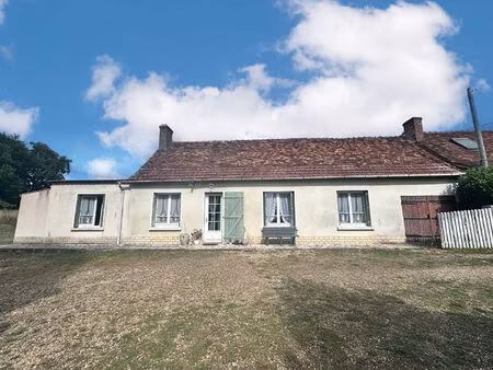 a vendre ancienne longère de 64.17 m² à rénover avec grand terrain à lhomme (72340) vallée