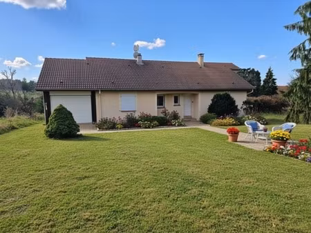 villa à vendre 4 pièces proche de vittel (88) avec terrasse et garage / terrain de 7800 m2