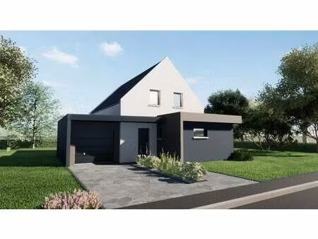 terrain avec maison neuve à vendre