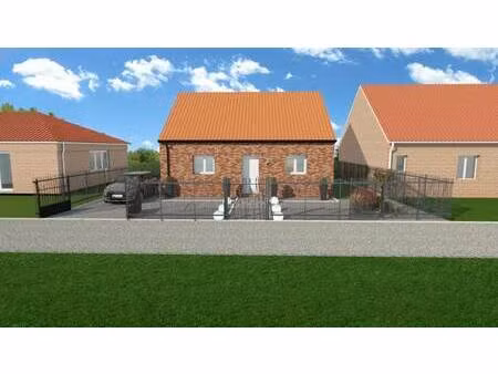 terrain avec maison neuve à vendre