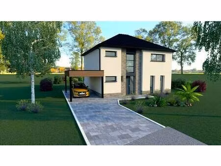 terrain avec maison neuve à vendre