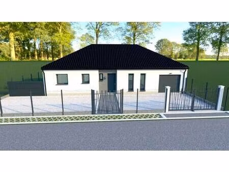 terrain avec maison neuve à vendre