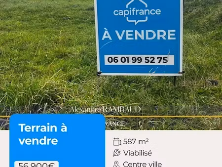vente terrain 587 m² à saint-brice-en-coglès (35460)  56 900 €