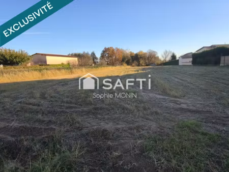 vente terrain 2528 m² à manziat (01570)  71 800 €