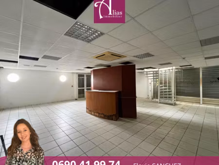 à louer - local commercial 600m2 - nolivier - sainte-rose