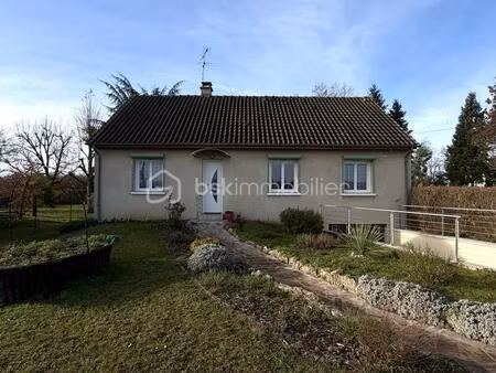 à vendre – maison indépendante de plain-pied 101m2 avec sous-sol total – poincy (à 2 min d