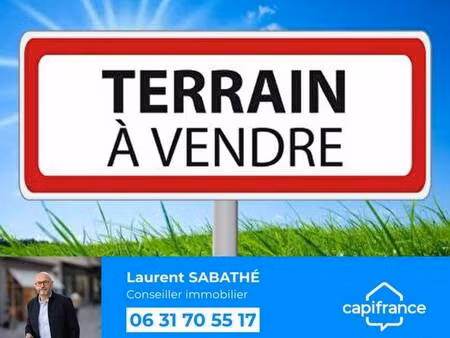 terrain constructible viabilisé à vendre