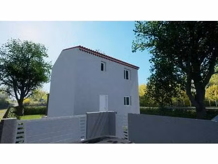 terrain avec maison neuve à vendre